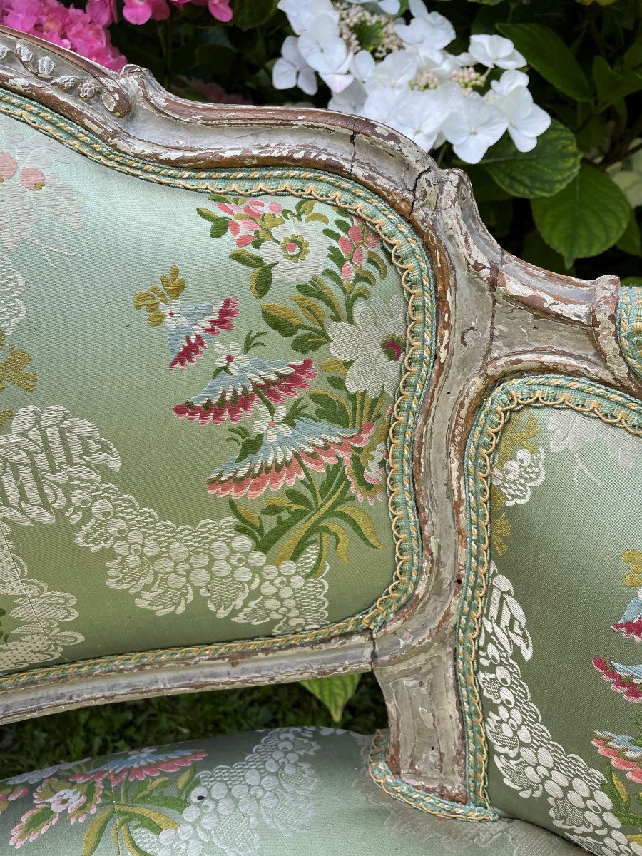Small Rococo Sofa, Louis XV Period-photo-6