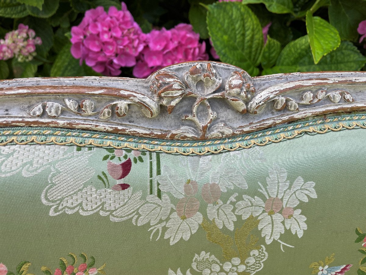 Small Rococo Sofa, Louis XV Period-photo-7