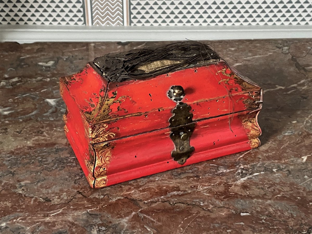 Louis XV Period Sewing Box-photo-2