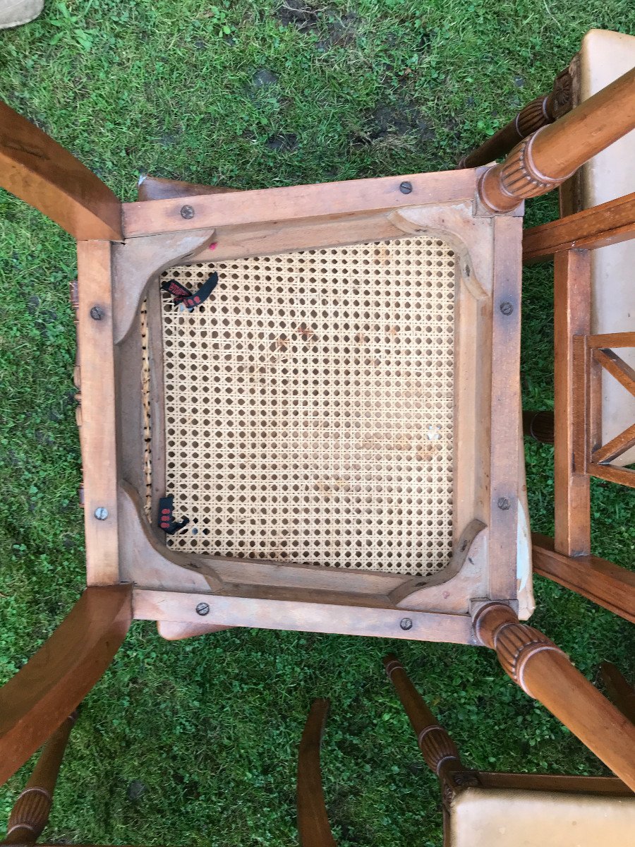 Six Directoire Chairs  To Restore-photo-4