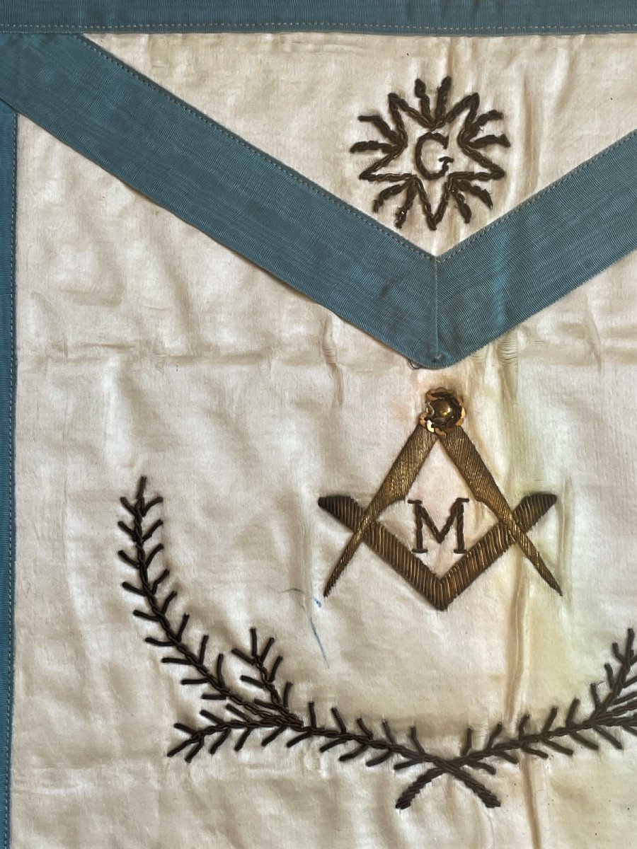 Apron Freemason XIX / XXth-photo-3