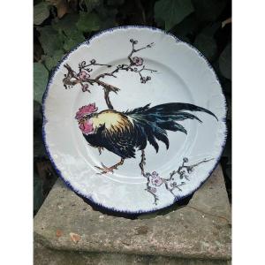 Rooster Plate, Crystal Staircase Bracquemond Rousseau, Creil