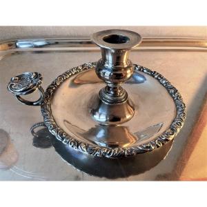 Silver Hand Candle Holder (neck Brace)