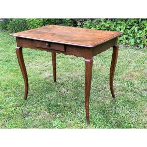 Small Louis XV Table In Oak, 18th Century