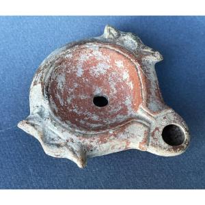 Roman Oil Lamp, Also Known As A "eared Lamp," Nearly 2000 Years Old