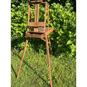 Chevalet de voyage, valise de peintre, chevalet de campagne à coffret de chez Sennelier
