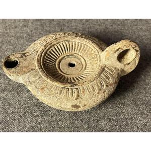 Oil Lamp, Marked Gabinia, Roman Empire, Tunisia