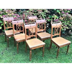 Six Directoire Chairs  To Restore