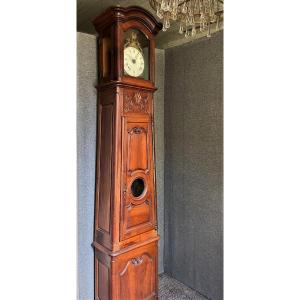 18th Century Lyon Walnut Grandfather Clock