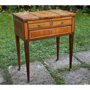 Louis XVI Dressing Table In Marquetry