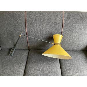 Lamp, Diabolo Wall Lamp By René Mathieu For Lunel