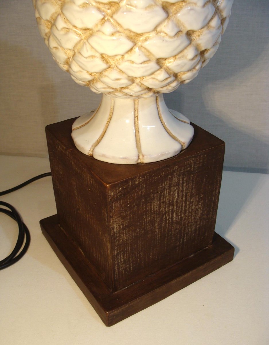 Lampe En Céramique Modèle De Zaccagnini Années 60-photo-3
