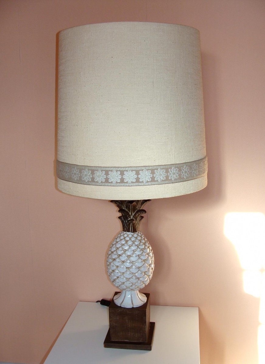 Lampe En Céramique Modèle De Zaccagnini Années 60