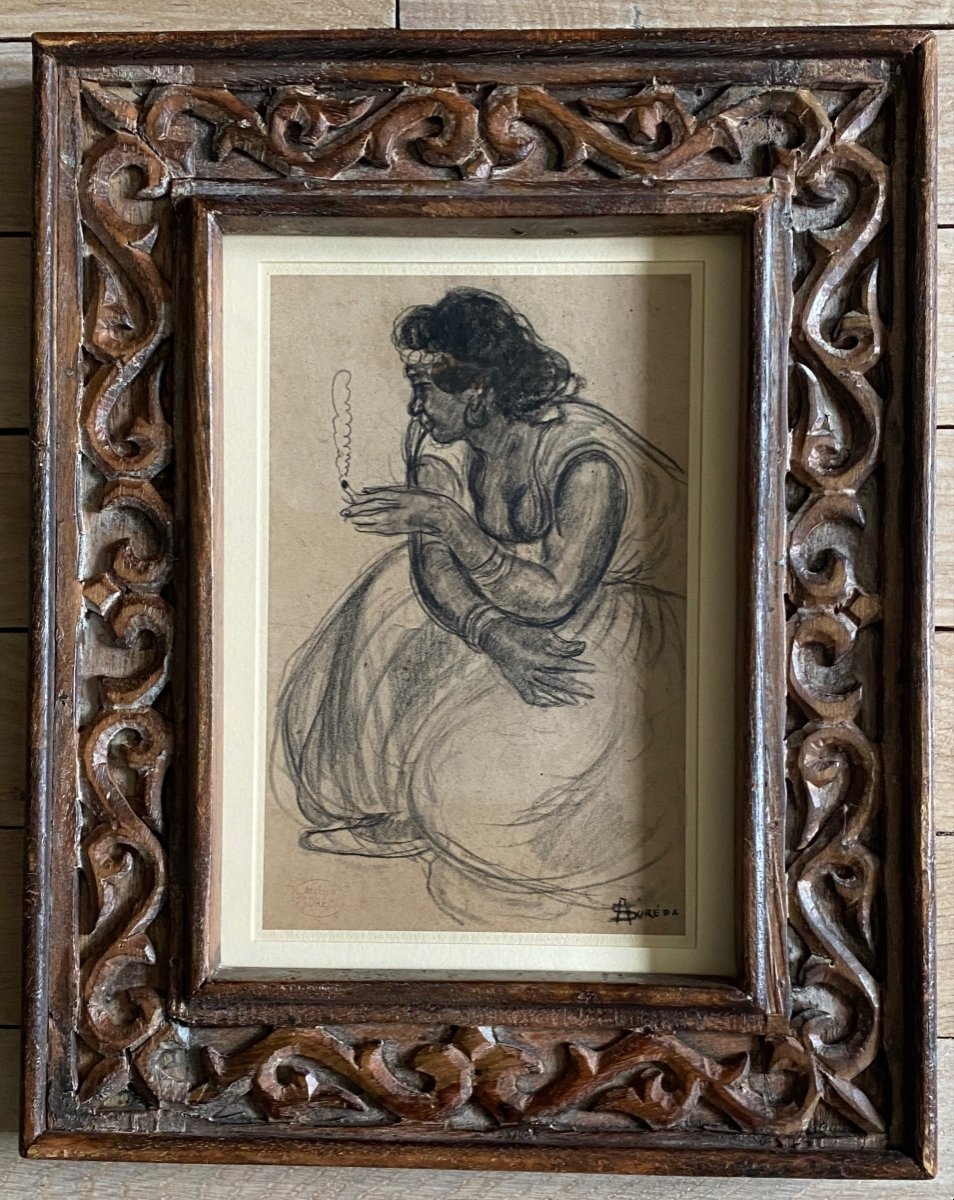 Dessin Au Fusain Par André Suréda