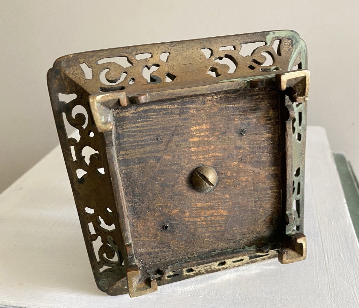 bougeoir oriental en bronze-photo-3