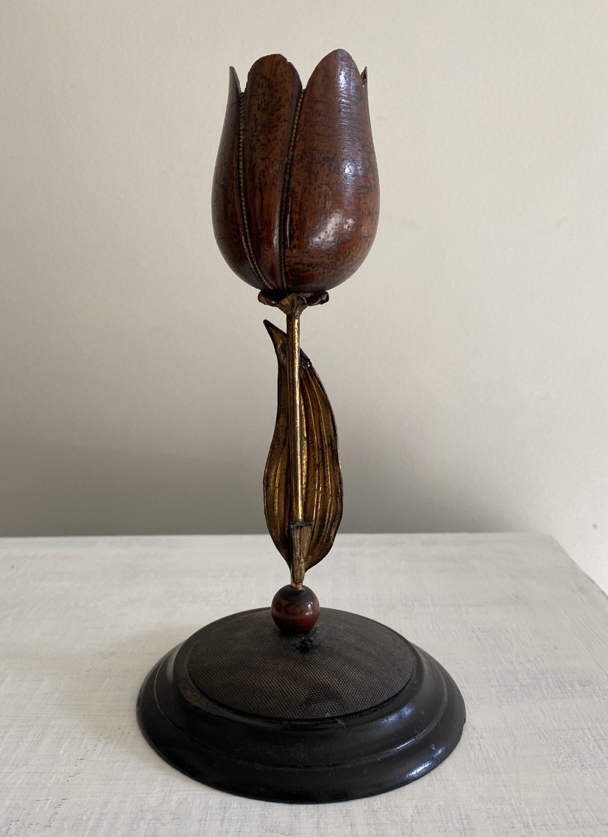 Bougeoirs en bois et métal de la maison Madeleine Casting-photo-2