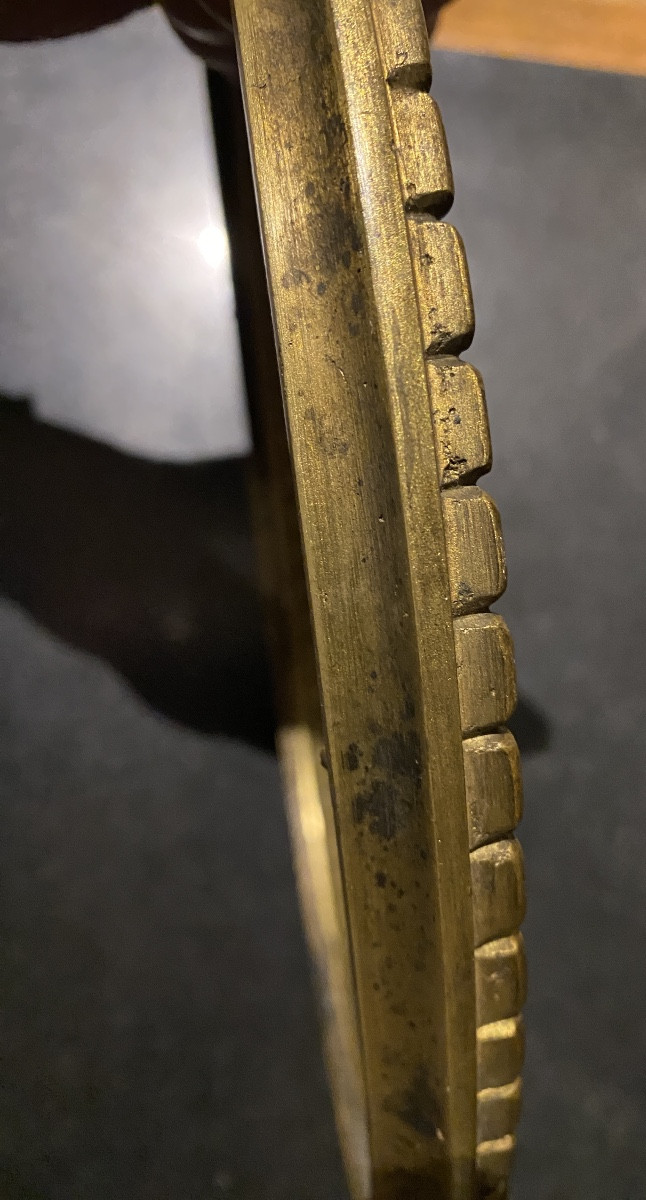 Cadre ovale en bronze-photo-4