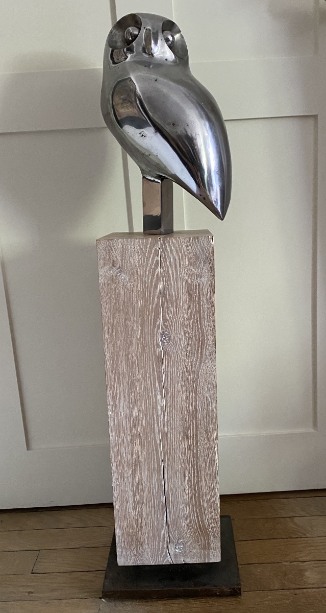 Animal Sculpture In Stainless Steel By René Broissand 