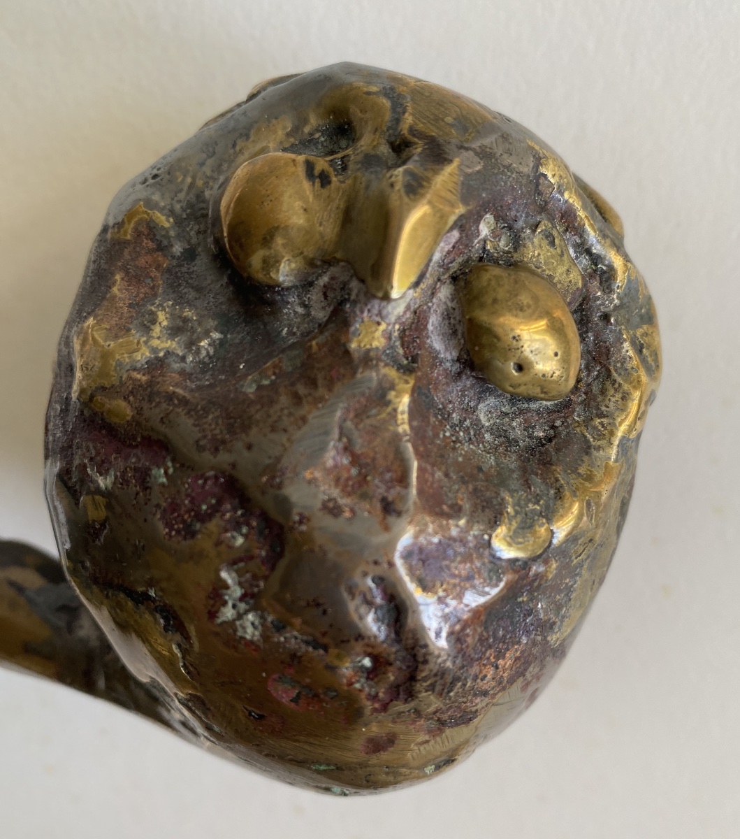 Pair Of Bronze Door Handles By Sculptor René Broissand-photo-1