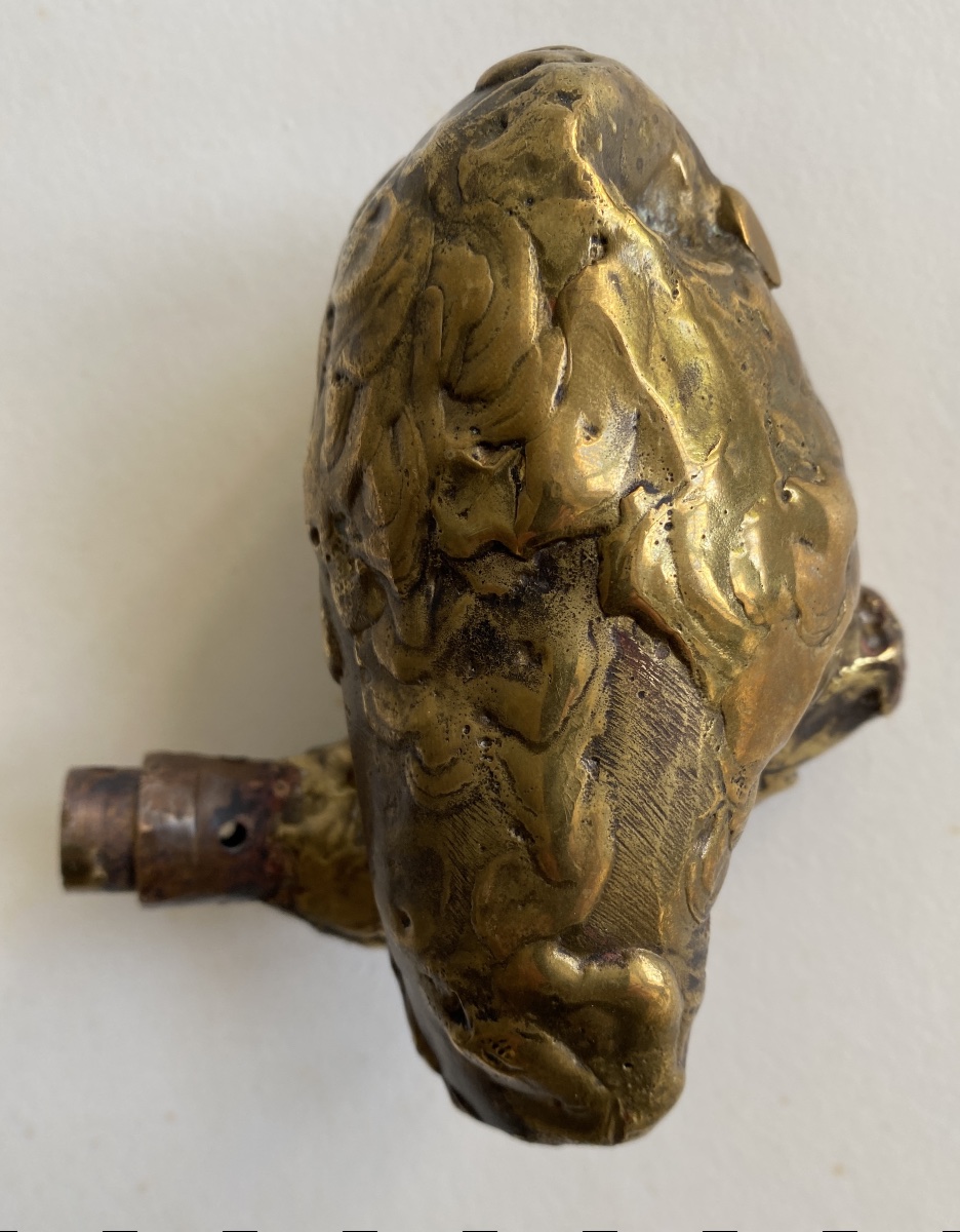 Pair Of Bronze Door Handles By Sculptor René Broissand-photo-4