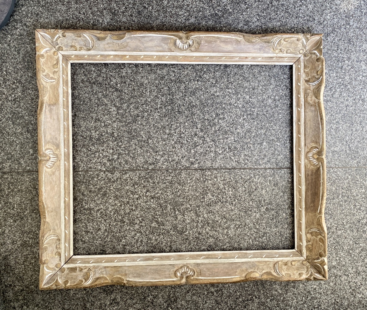 Painted Wooden Frame From The 1960s