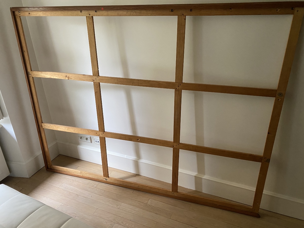 Peinture, panneau décoratif en verre églomisé -photo-1