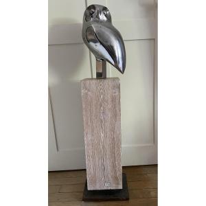 Animal Sculpture In Stainless Steel By René Broissand 