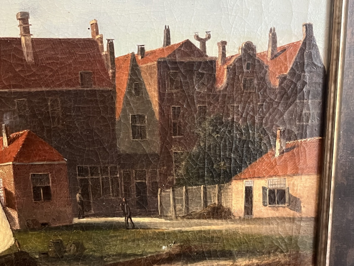 Johannes Frederik HULK (1855-1913) - Importante huile sur toile « Amsterdam ».-photo-4
