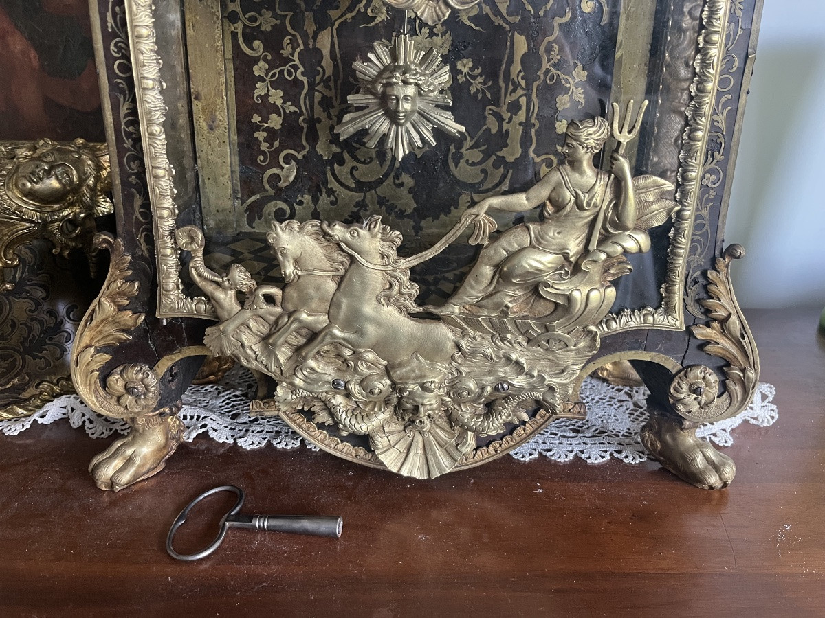 Cartel Dupré à Paris d’époque Louis XV, XVIIIème siècle.-photo-4