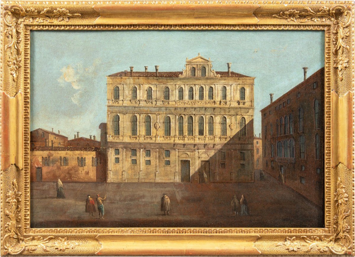 Francesco Tironi - Venise, Vue Du Palais Ruzzini Au Campo S. Maria Formosa.