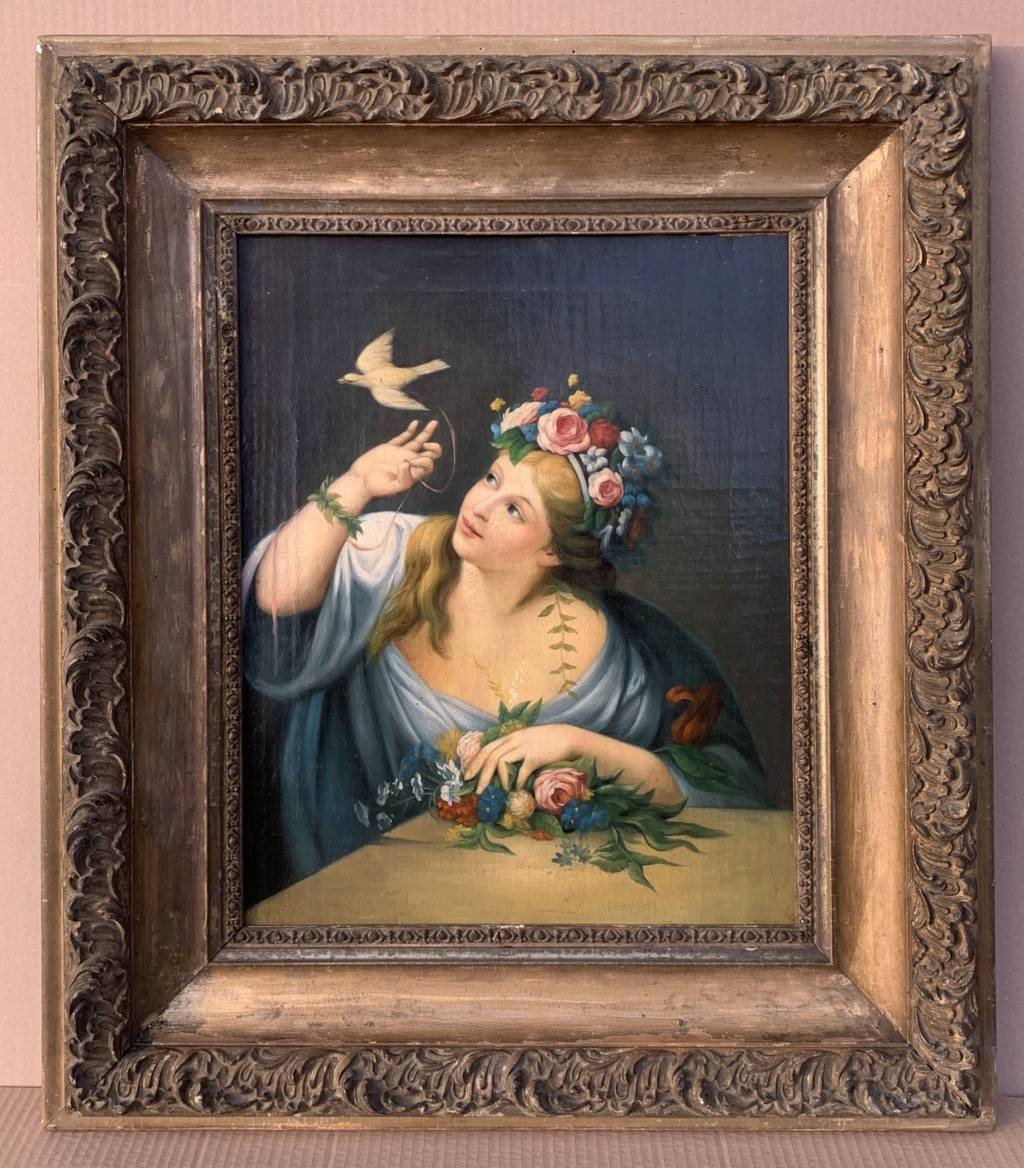 Peintre Italien (19ème Siècle) - Flore.-photo-2