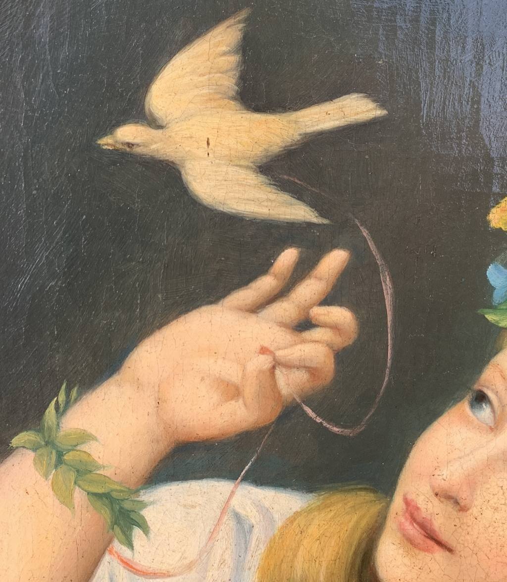 Peintre Italien (19ème Siècle) - Flore.-photo-4