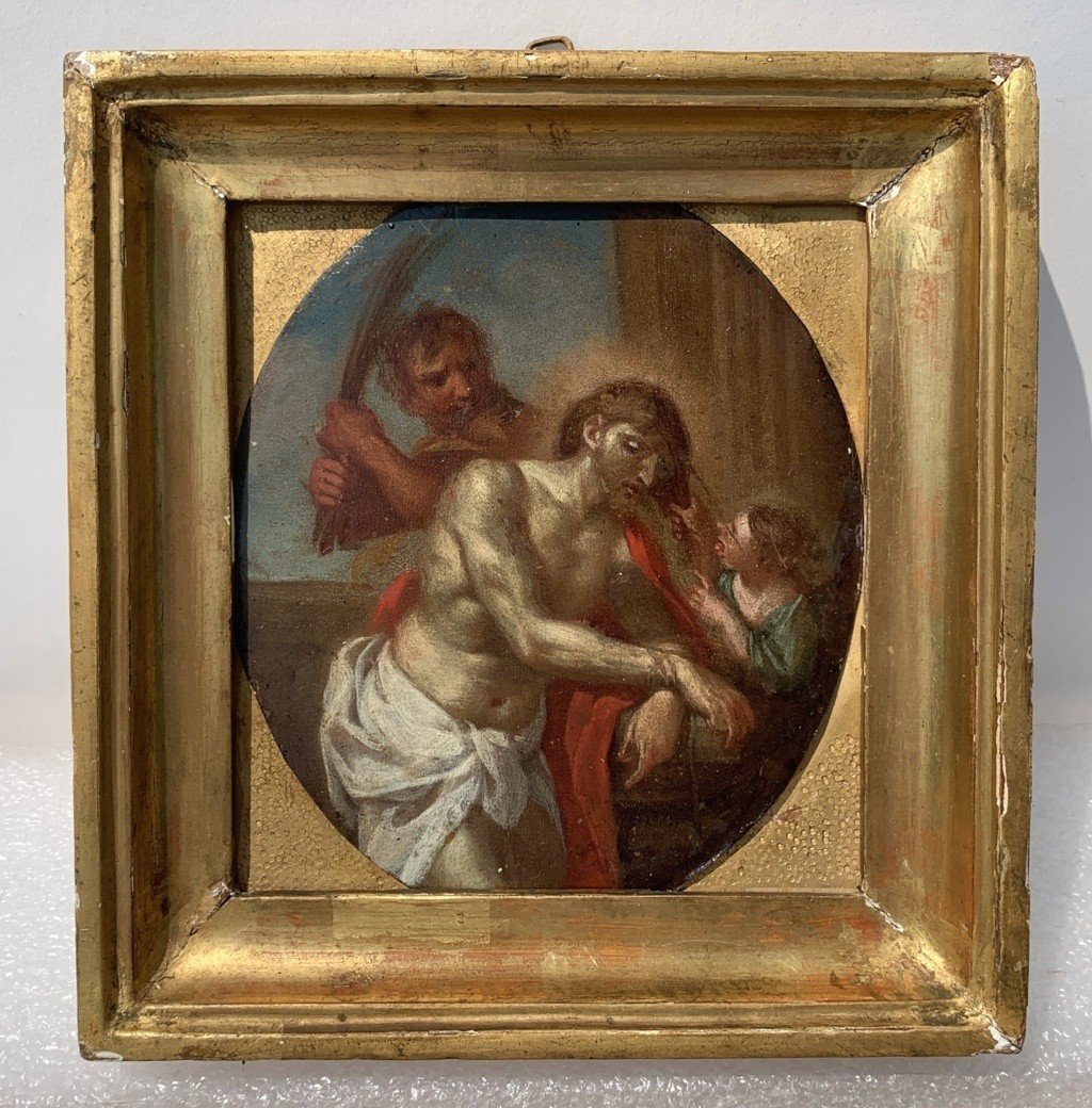 Italian Painter (18th Century) - Flagellation.-photo-2