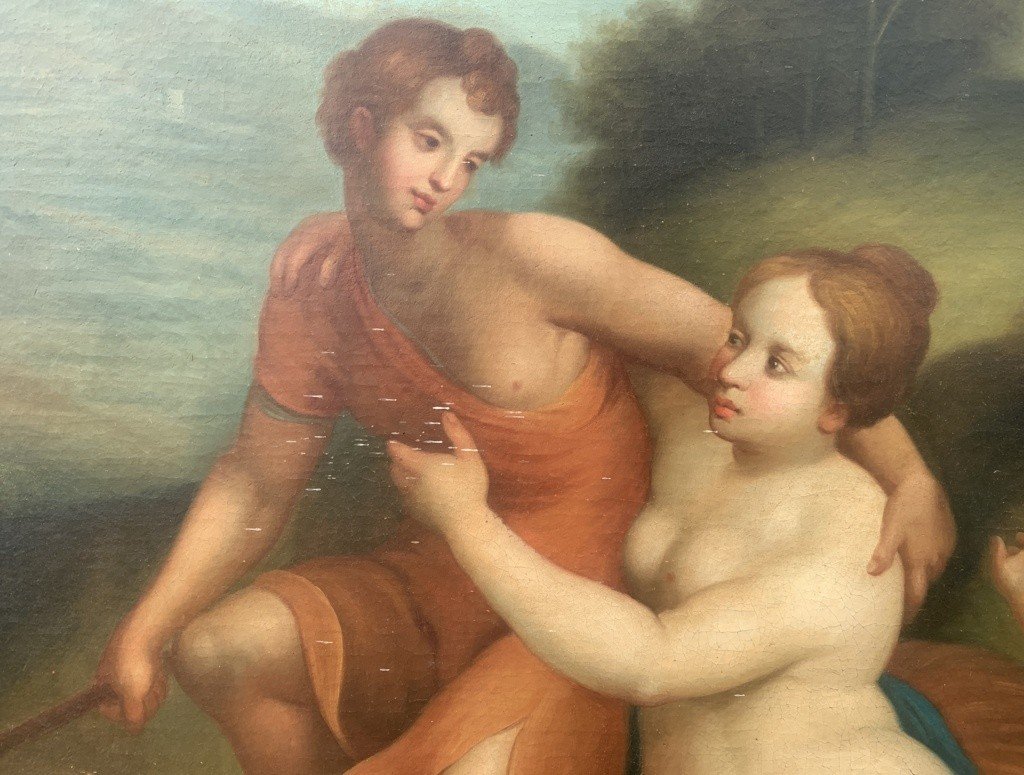 Peintre Italien (18e-19e Siècle) - Scène Mythologique.-photo-4