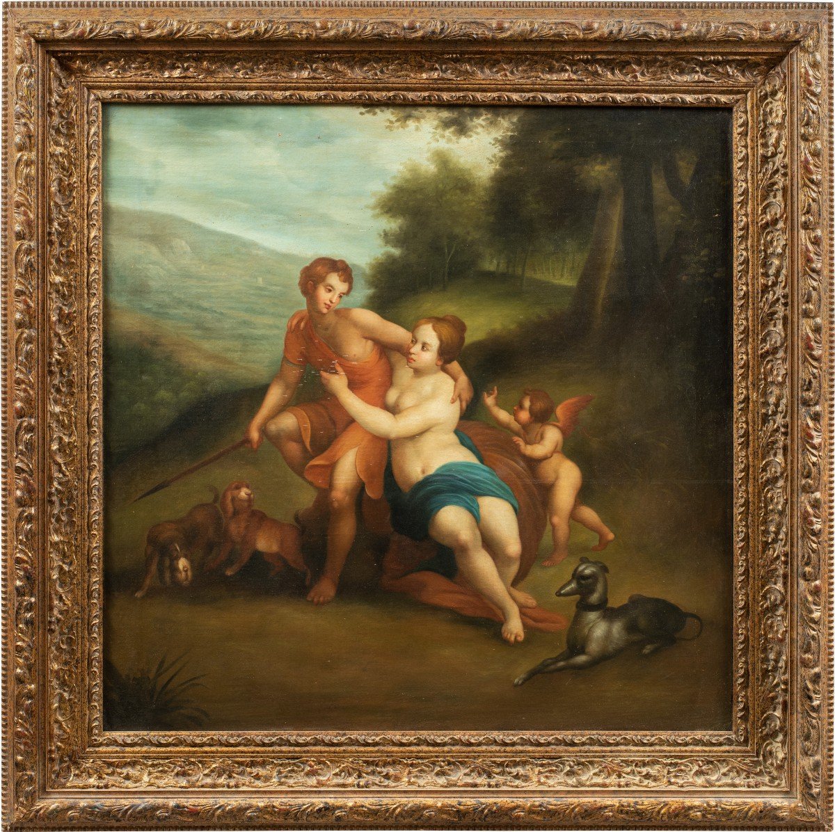 Peintre Italien (18e-19e Siècle) - Scène Mythologique.