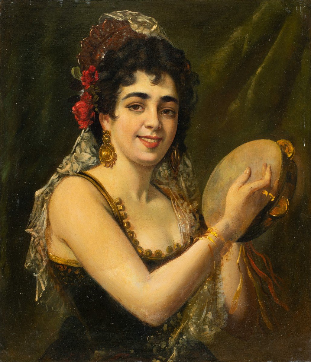 Italian Painter (late 19th Century) - The Spanish Dancer.