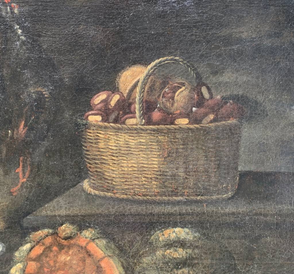 Italian Master (early 17th Century) - Still Life With Fruit, Vegetables And Game.-photo-4