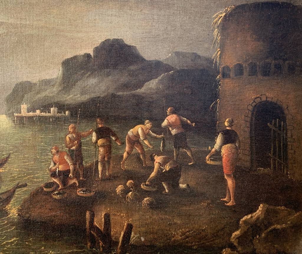 Italian Master (late 17th Century) - Landscape In The Moonlight.-photo-1