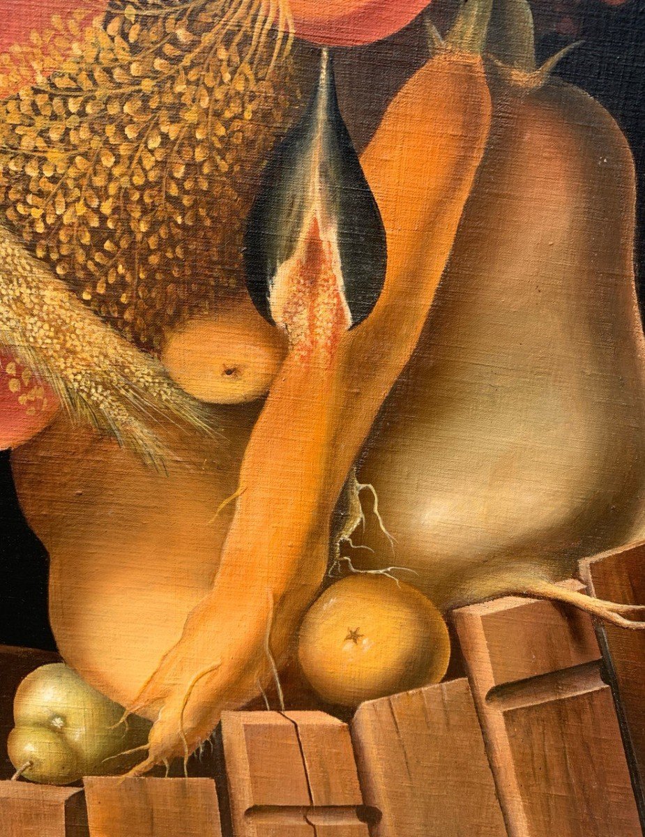Suiveur De Giuseppe Arcimboldo (xixe-xxe Siècle) - Automne-photo-2