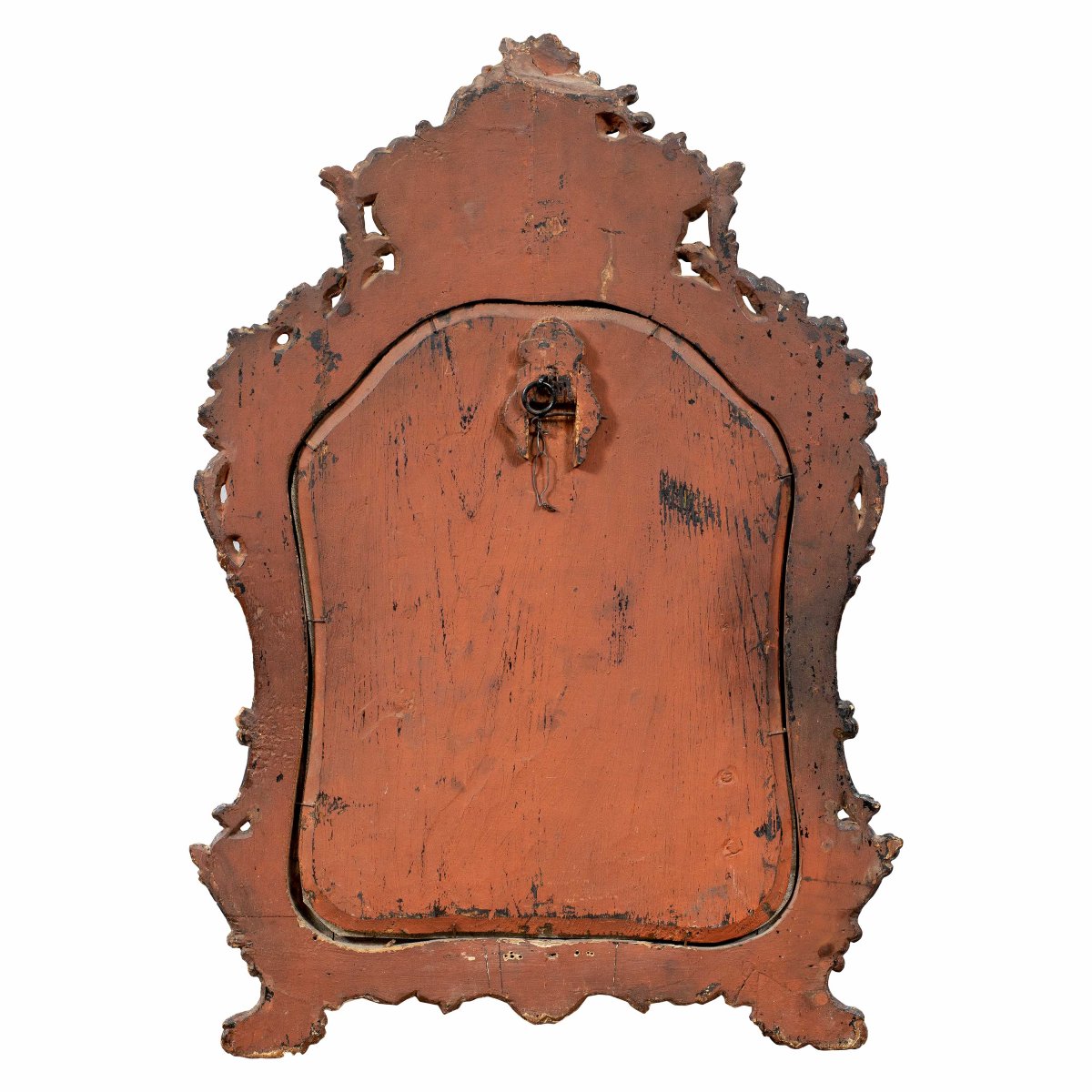 Miroir En Bois Sculpté, Laqué Et Peint. Venise, XVIIIe Siècle-photo-2
