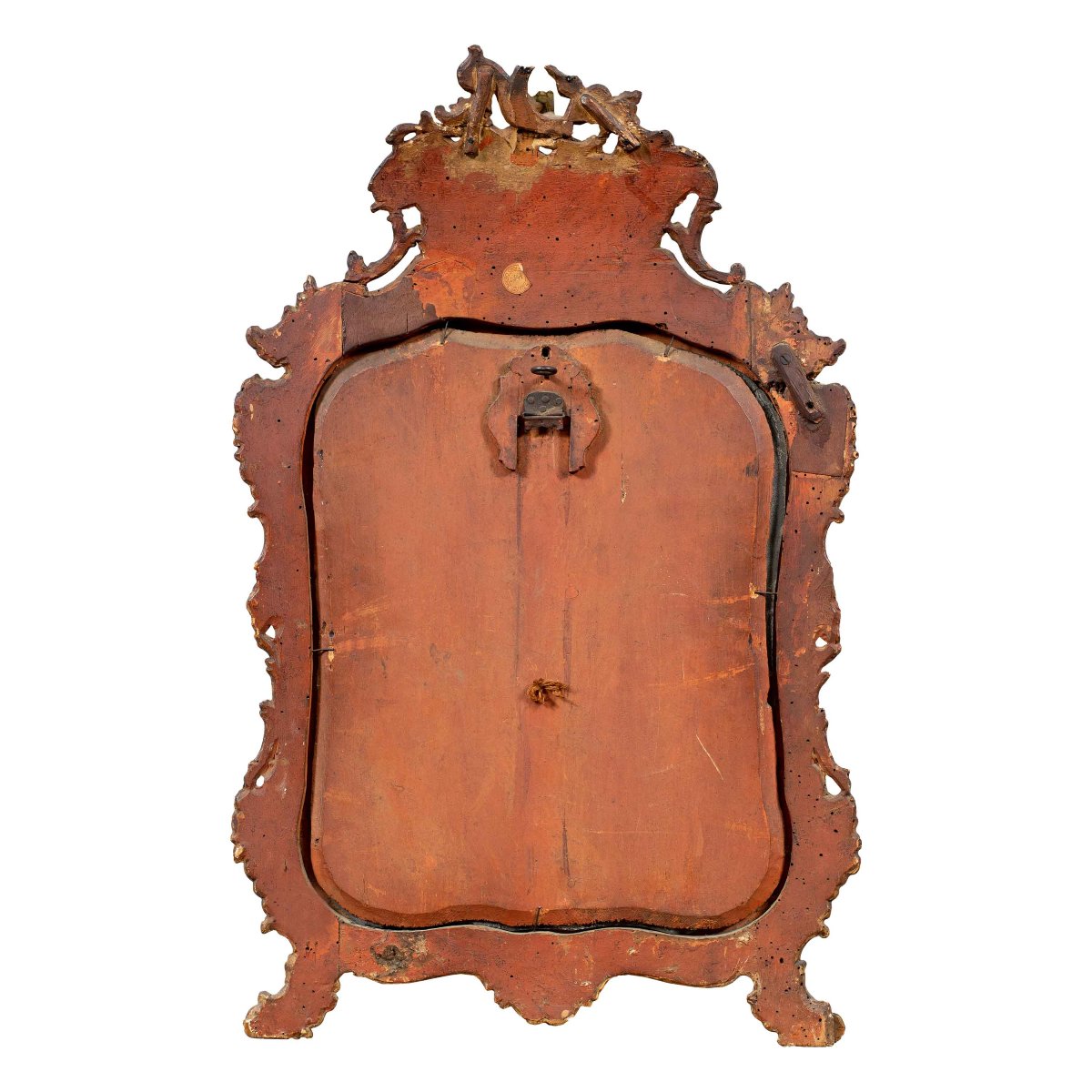 Miroir En Bois Sculpté, Laqué Et Peint. Venise, XVIIIe Siècle-photo-2