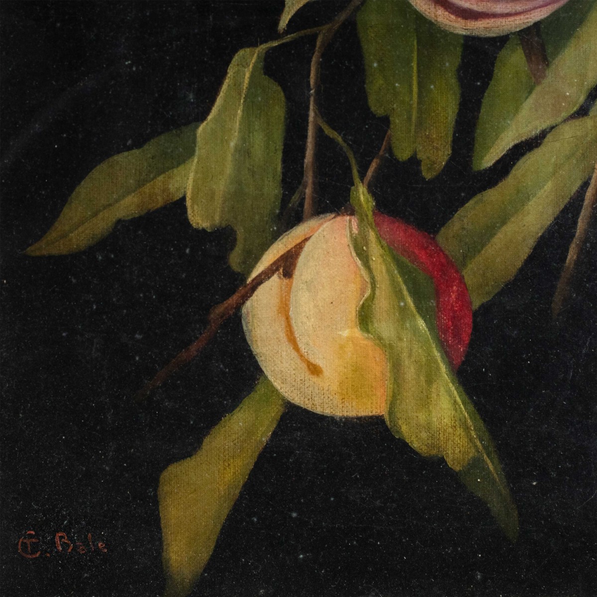 Charles Thomas Bale (britannique, 1845 - 1925) - Nature Morte Aux Pêches.-photo-2