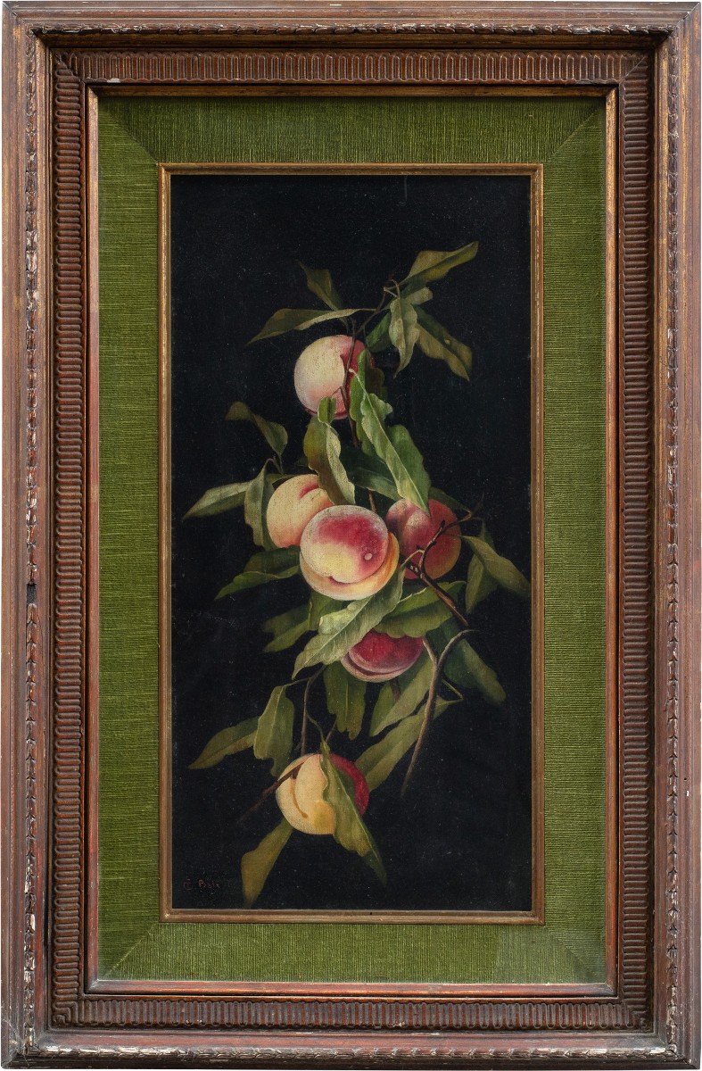 Charles Thomas Bale (britannique, 1845 - 1925) - Nature Morte Aux Pêches.