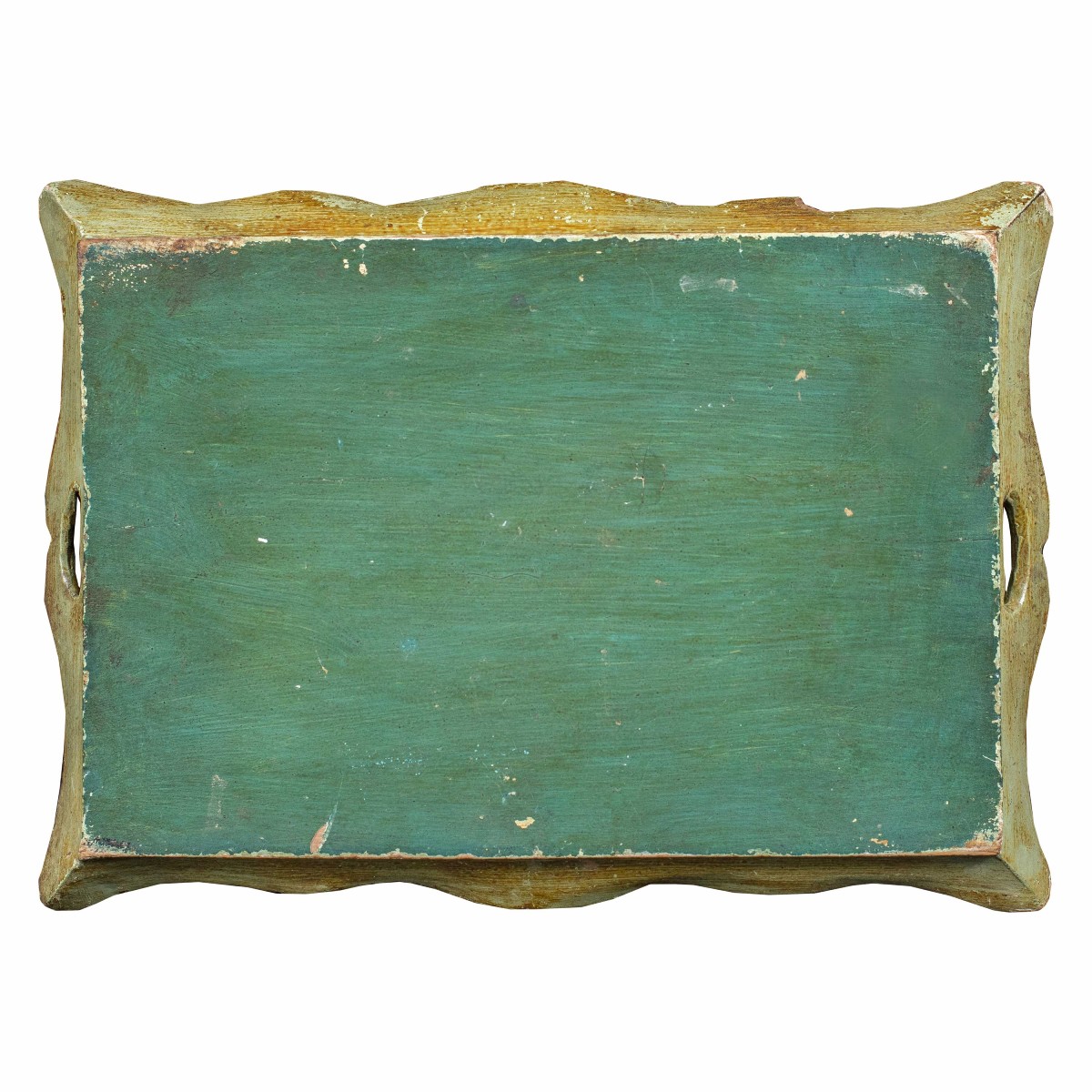 Lacquered And Painted Wooden Tray. Venice, 18th Century.-photo-2