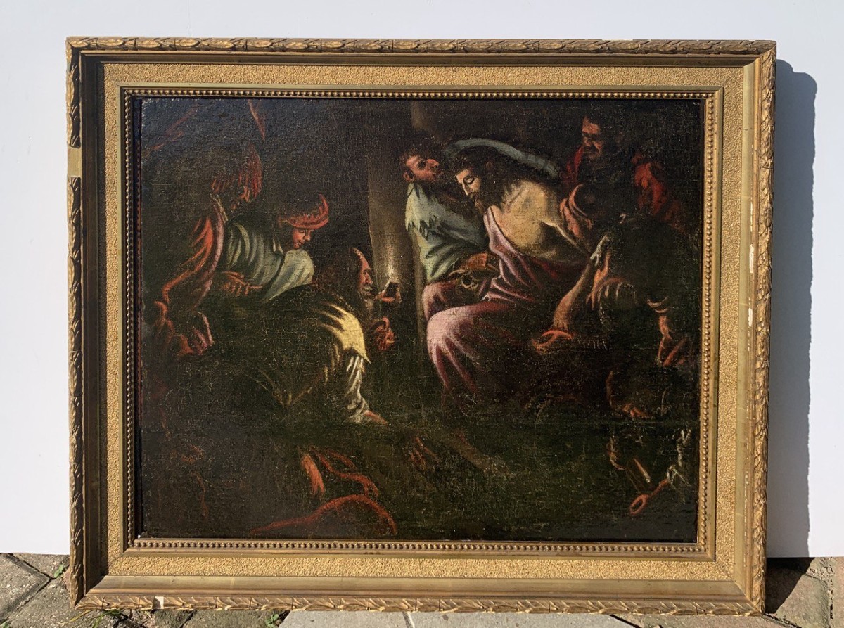 Follower Of Jacopo Da Ponte, Known As Jacopo Bassano (xvii) - Christ Mocked.-photo-4