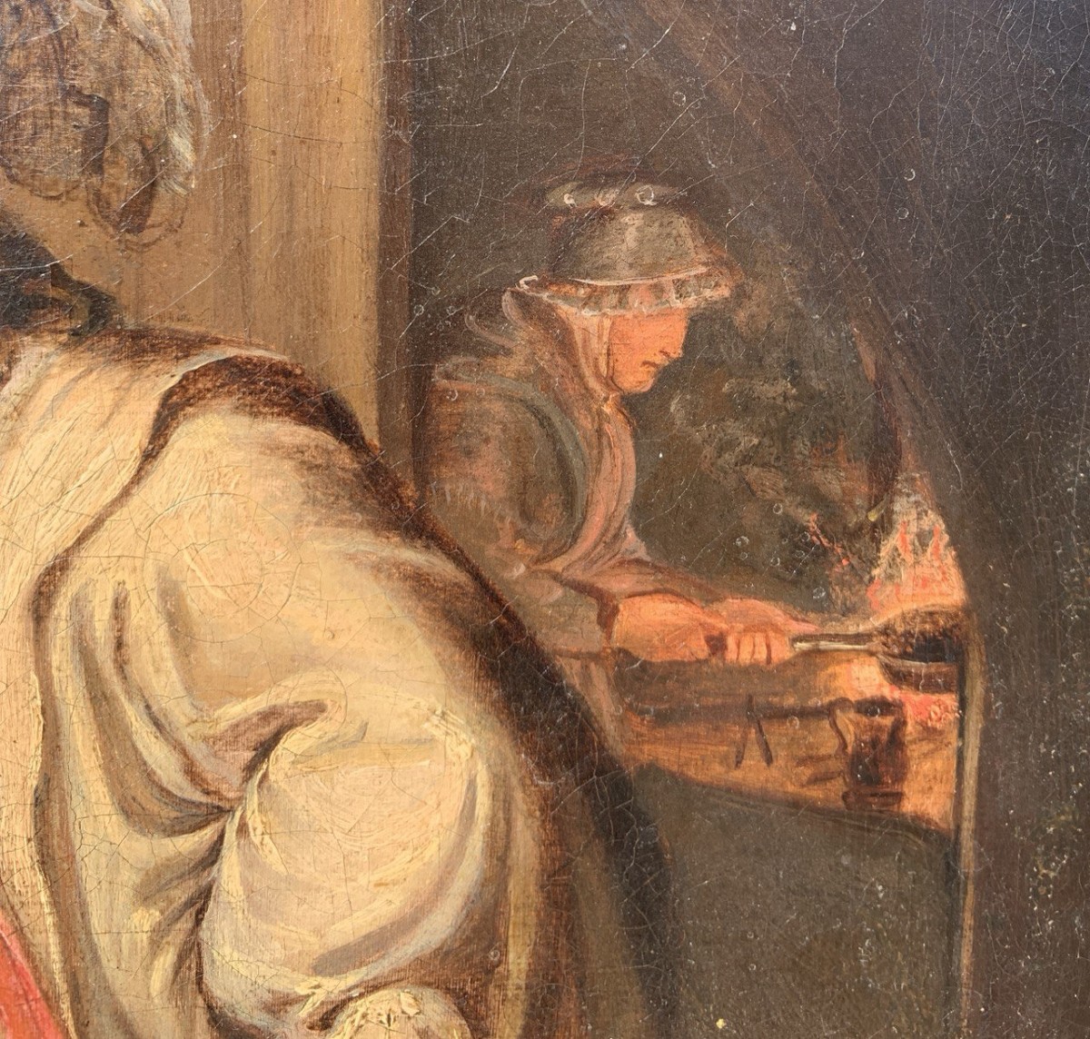 Peintre romantique italien (XIXe siècle) - La Dame au Mousquetaire.-photo-2