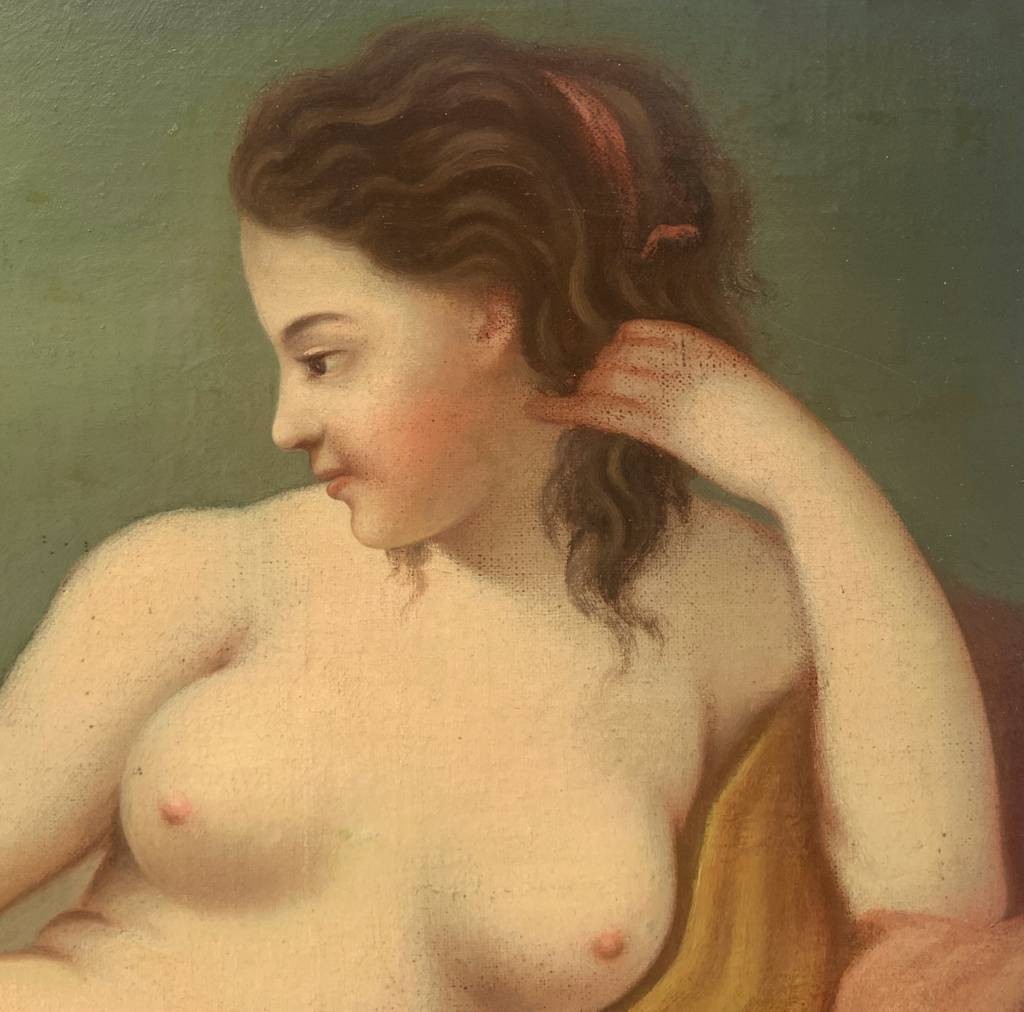 Peintre italien (XVIIIe-XIXe siècles) - Nu féminin.-photo-4