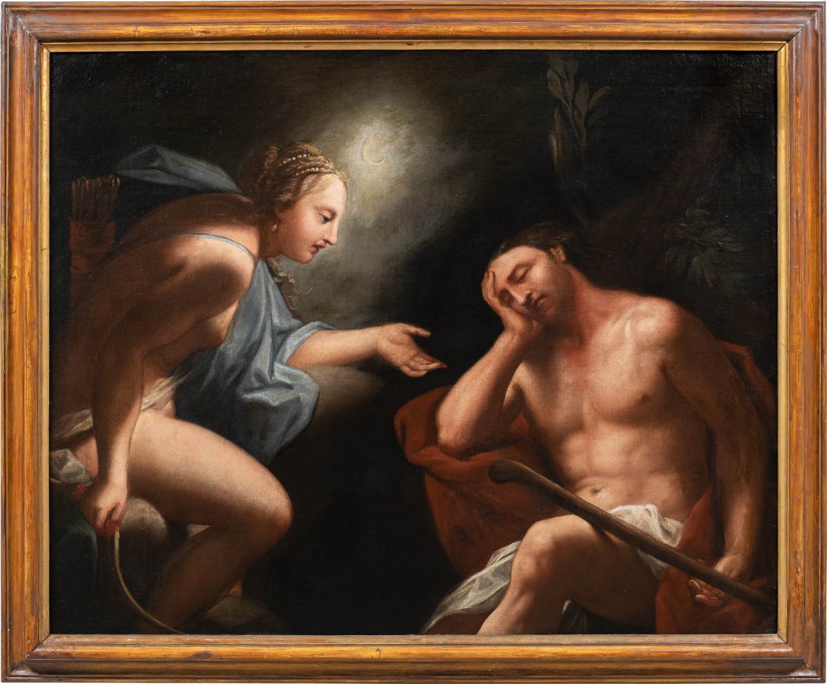 Antonio Bellucci (Venise 1654 - Soligo 1726) - Diane et Endymion.