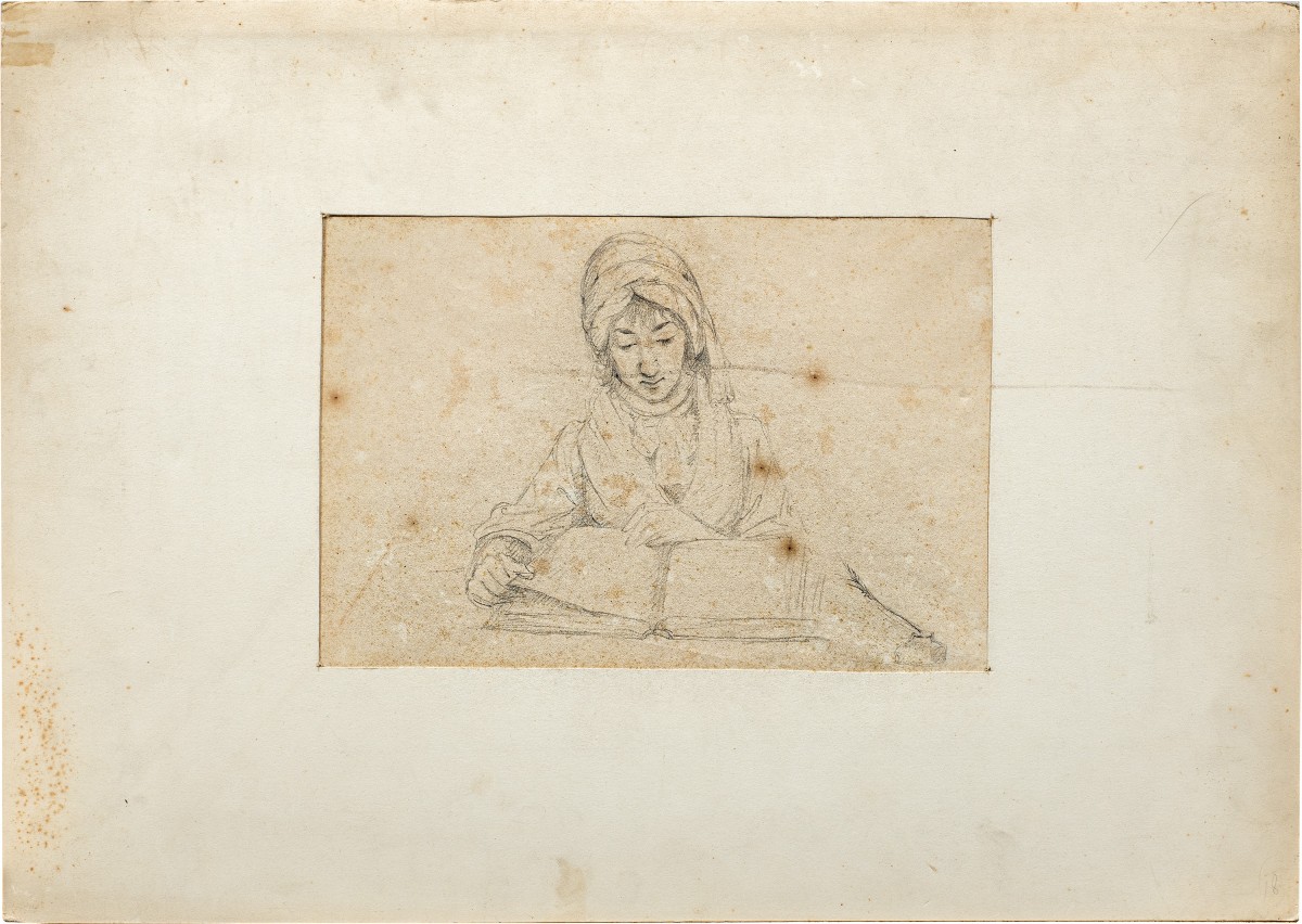 Italian Artist (18th-19th Century) - Study For A Writer.