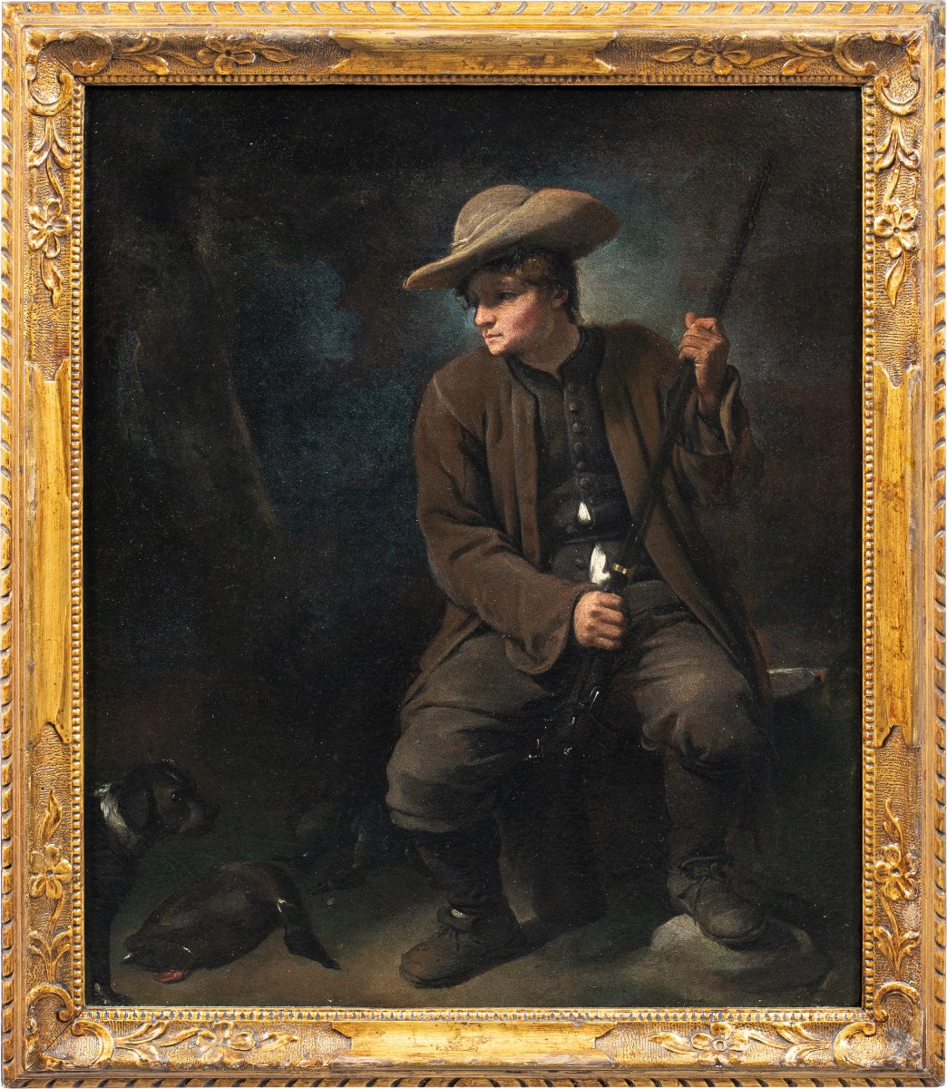 Pietro Longhi (Venise 1701 - Venise 1785) - Le Chasseur.